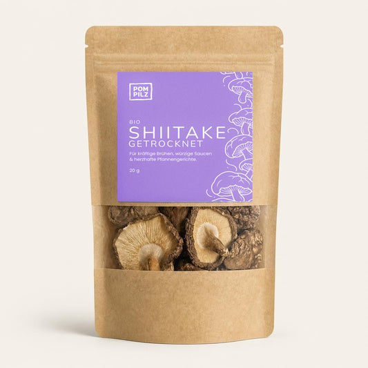 Bio-Shiitake – getrocknete Stücke, 20 g