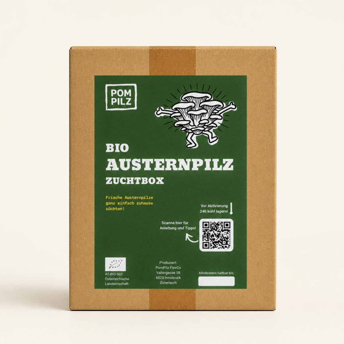 Bio-Austernpilz-Zuchtbox